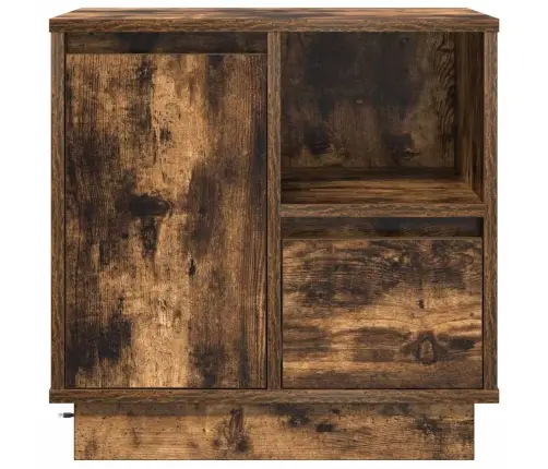Nakts Skapītis Ar 2 Pcs Dūmakaina Ozolkoka 50 X 34.5 X 50 Cm. Vidaxl