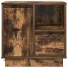 Nakts Skapītis Ar 2 Pcs Dūmakaina Ozolkoka 50 X 34.5 X 50 Cm. Vidaxl