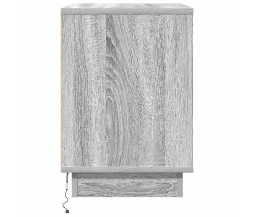 Nakts Skapītis Ar Atvilktni Ar 2 Pcs Pelēka 50 X 34.5 X 50 Cm. Vidaxl