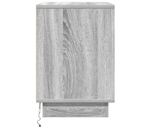 Nakts Skapītis Ar Atvilktni Ar 2 Pcs Pelēka 50 X 34.5 X 50 Cm. Vidaxl