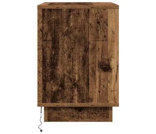 Nakts Skapītis Ar Atvilktni 2 Pcs Vecs Koks 50 X 34.5 X 50 Cm. Vidaxl