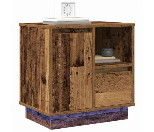 Nakts Skapītis Ar Atvilktni 2 Pcs Vecs Koks 50 X 34.5 X 50 Cm. Vidaxl