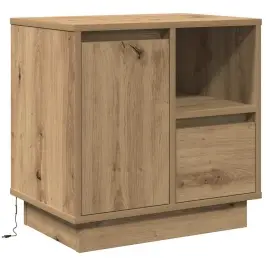 Nakts Skapītis Ar Atvilktni Amatnieku Ozola 50 X 34.5 X 50 Cm. Vidaxl