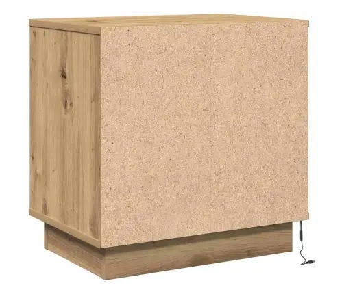 Šalia Lovos Spintelė Su 2 Pcs Artisano Ąžuolo 50 X 34.5 X 50 Cm