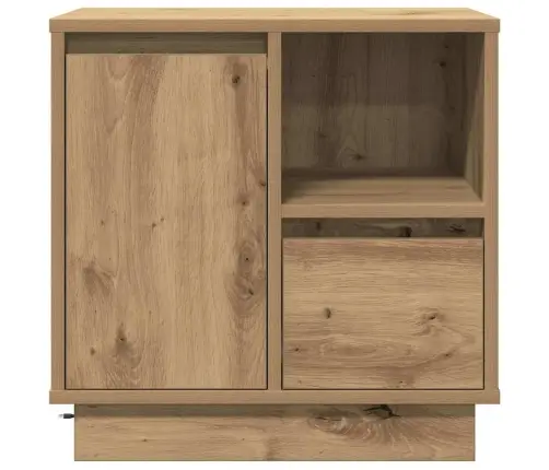 Šalia Lovos Spintelė Su 2 Pcs Artisano Ąžuolo 50 X 34.5 X 50 Cm