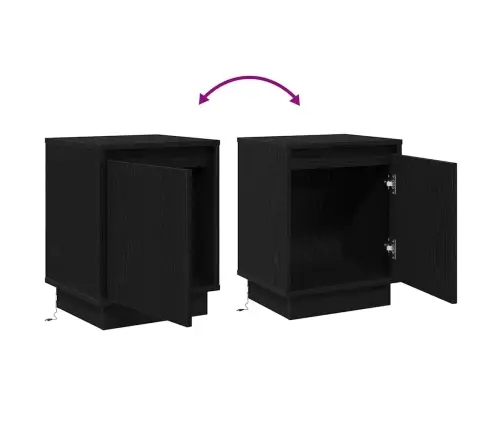 Nakts Skapītis Ar Melna 39 X 34.5 X 50 Cm Inženierijas Koks Vidaxl Nakts Skapītis Ar Melna 39 X 34.5 X 50 Cm Inženierijas Koks Vidaxl