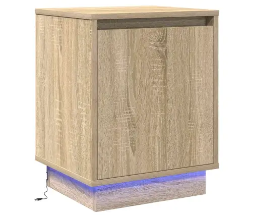 Nakts Skapītis Ar Sonomas Ozola 39 X 34.5 X 50 Cm Vidaxl