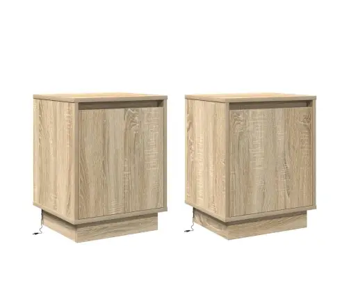 Nakts Skapītis Ar 2 Pcs Sonomas Ozola 39 X 34.5 X 50 Cm Vidaxl Nakts Skapītis Ar 2 Pcs Sonomas Ozola 39 X 34.5 X 50 Cm Vidaxl