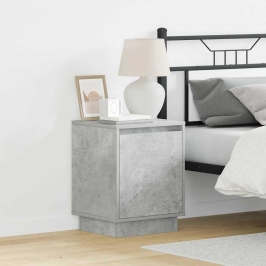 Nakts Skapītis Ar 2 Pcs Betona Pelēka 39 X 34.5 X 50 Cm Vidaxl