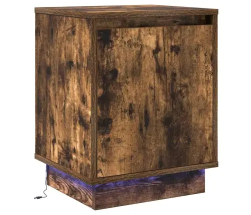 Nakts Skapītis Ar 2 Pcs Dūmaka Ozols 39 X 34.5 X 50 Cm Vidaxl