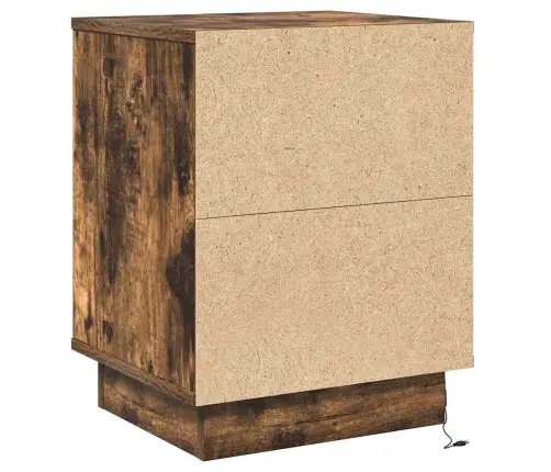 Nakts Skapītis Ar 2 Pcs Dūmaka Ozols 39 X 34.5 X 50 Cm Vidaxl