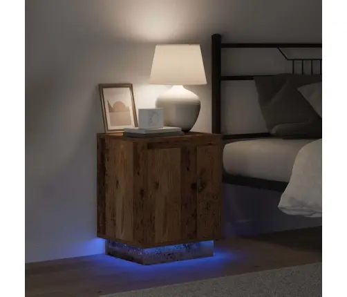 Nakts Skapītis Ar 2 Pcs Vecs Koks 39 X 34.5 X 50 Cm Vidaxl