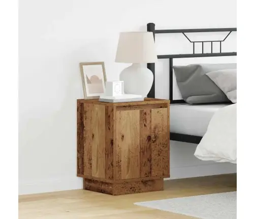 Nakts Skapītis Ar 2 Pcs Vecs Koks 39 X 34.5 X 50 Cm Vidaxl