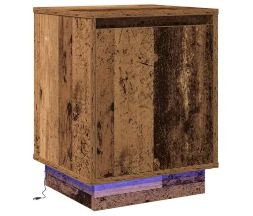 Nakts Skapītis Ar 2 Pcs Vecs Koks 39 X 34.5 X 50 Cm Vidaxl