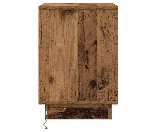 Nakts Skapītis Ar 2 Pcs Vecs Koks 39 X 34.5 X 50 Cm Vidaxl