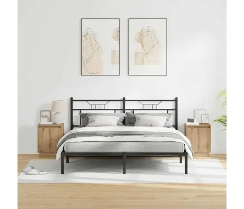 Šalia Lovos Spintelė Su 2 Pcs Artisano Ąžuolo 39 X 34.5 X 50 Cm