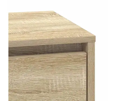 Öölambi Kapp Koos 2 Pcs Sonoma Tamm 39 X 34.5 X 50 Cm Tehispuit