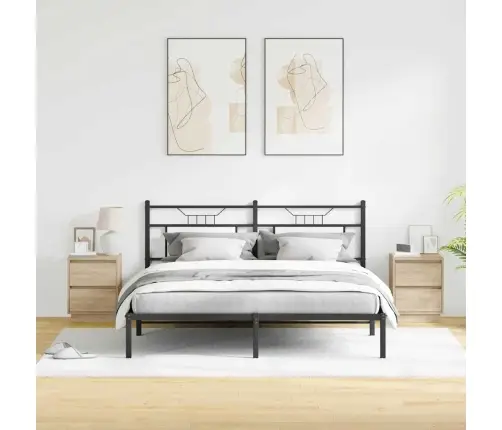 Öölambi Kapp Koos 2 Pcs Sonoma Tamm 39 X 34.5 X 50 Cm Tehispuit