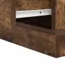 Nakts Skapītis Ar 2 Pcs Dūmakaina Ozolkoka 39 X 34.5 X 50 Cm Vidaxl