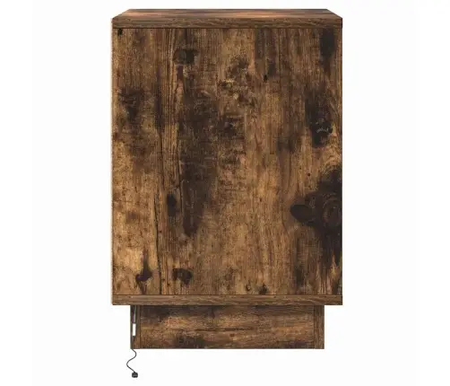 Nakts Skapītis Ar 2 Pcs Dūmakaina Ozolkoka 39 X 34.5 X 50 Cm Vidaxl