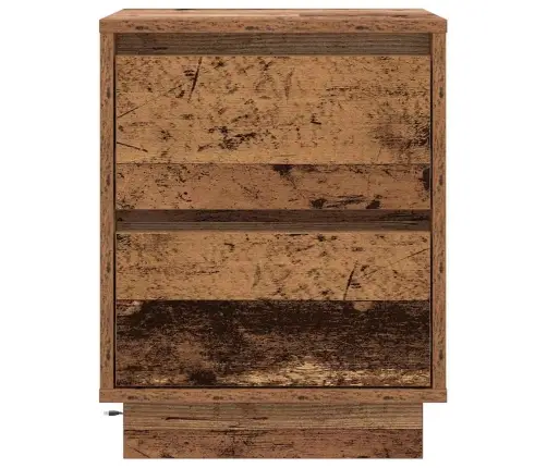 Nakts Skapītis Ar Atvilktni 2 Pcs Vecs Koks 39 X 34.5 X 50 Cm Vidaxl