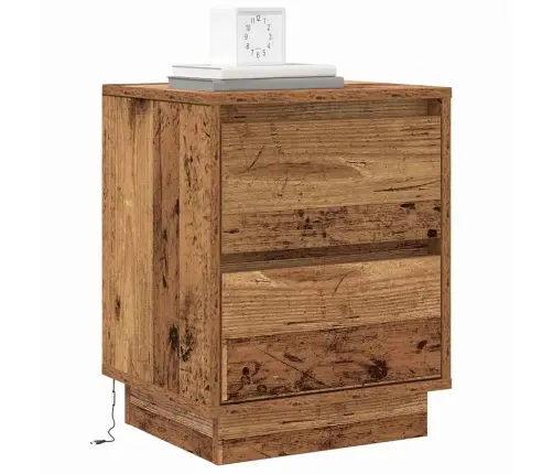 Nakts Skapītis Ar Atvilktni 2 Pcs Vecs Koks 39 X 34.5 X 50 Cm Vidaxl