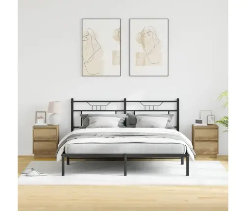 Nakts Skapītis Ar 2 Pcs Amatnieku Ozola 39 X 34.5 X 50 Cm Vidaxl