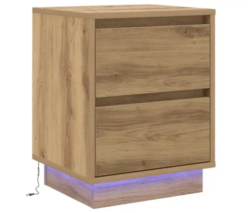 Nakts Skapītis Ar 2 Pcs Amatnieku Ozola 39 X 34.5 X 50 Cm Vidaxl