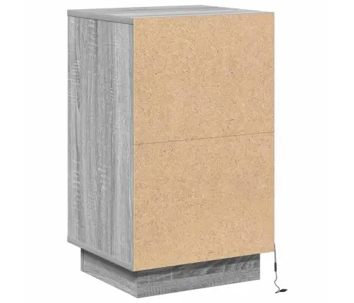 Nakts Skapītis Ar Pelēka 39 X 34.5 X 65 Cm Inženierijas Koks Vidaxl Nakts Skapītis Ar Pelēka 39 X 34.5 X 65 Cm Inženierijas Koks Vidaxl