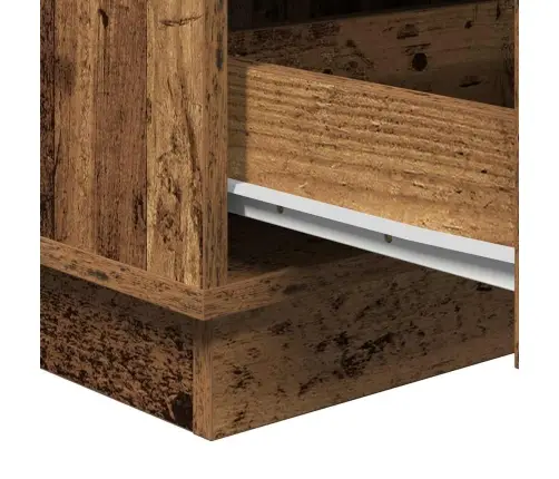 Nakts Skapītis Ar Vecs Koks 39 X 34.5 X 65 Cm Inženierijas Koks Vidaxl