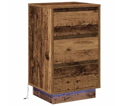 Nakts Skapītis Ar Vecs Koks 39 X 34.5 X 65 Cm Inženierijas Koks Vidaxl