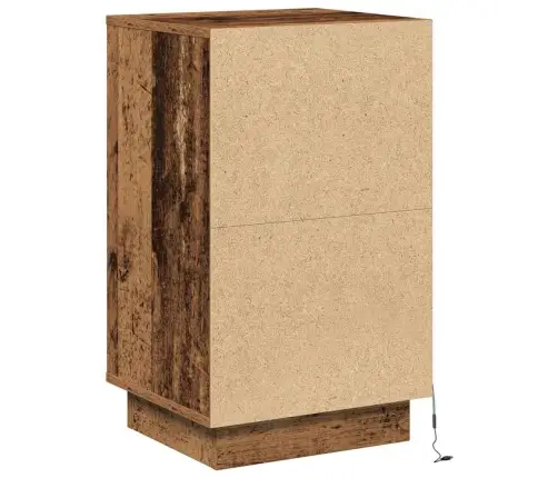 Nakts Skapītis Ar Vecs Koks 39 X 34.5 X 65 Cm Inženierijas Koks Vidaxl