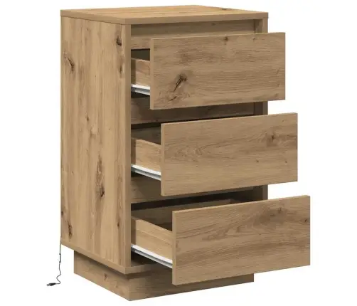 Nakts Skapītis Ar Atvilktni Amatnieku Ozola 39 X 34.5 X 65 Cm Vidaxl