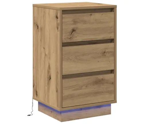 Nakts Skapītis Ar Atvilktni Amatnieku Ozola 39 X 34.5 X 65 Cm Vidaxl