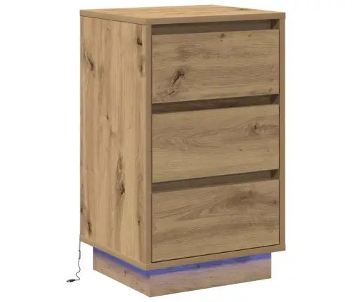 Nakts Skapītis Ar Atvilktni Amatnieku Ozola 39 X 34.5 X 65 Cm Vidaxl