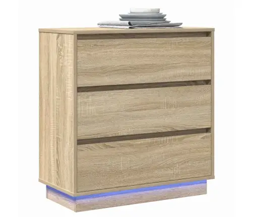 Šalia Lovos Spintelė Sonoma Ąžuolas 71 X 34,5 X 75 Cm