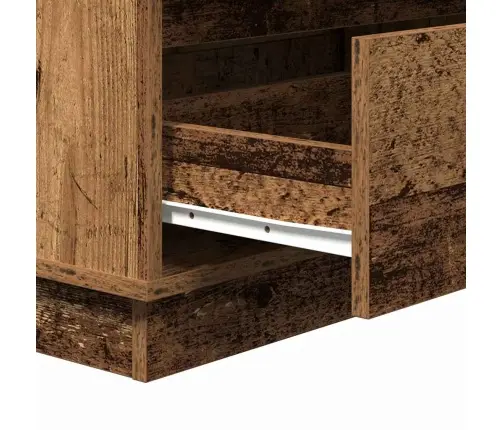 Nakts Skapītis Ar Vecs Koks 71 X 34.5 X 75 Cm Inženierijas Koks Vidaxl