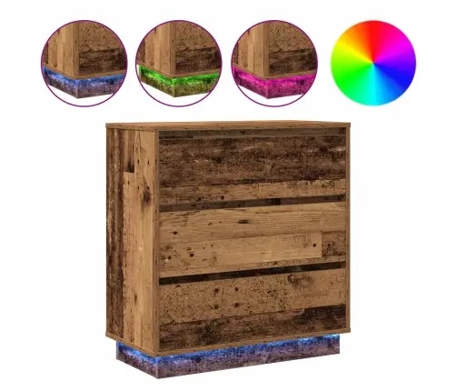 Nakts Skapītis Ar Vecs Koks 71 X 34.5 X 75 Cm Inženierijas Koks Vidaxl