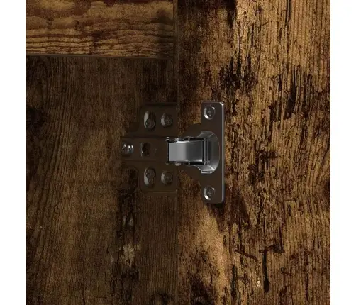 Sānu Galds Dūmaka Ozols 71 X 34.5 X 75 Cm Inženierijas Koks Vidaxl