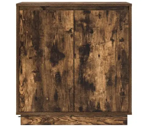 Sānu Galds Dūmaka Ozols 71 X 34.5 X 75 Cm Inženierijas Koks Vidaxl