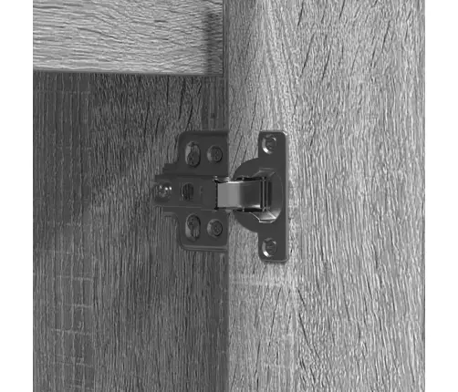 Led Bufetas Pilkas Sonoma 71 X 34,5 X 75 Cm Apdirbta Mediena