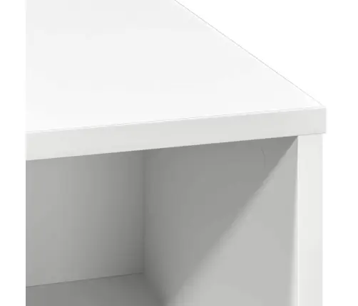 Led Kumode Balts 71 X 34.5 X 75 Cm Inženierijas Koks Vidaxl