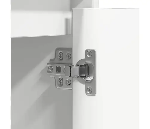 Led Kumode Balts 71 X 34.5 X 75 Cm Inženierijas Koks Vidaxl