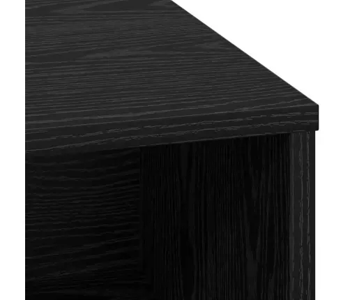 Šoninė Spintelė Su Led Juoda Ąžuolo 71 X 34.5 X 75 Cm