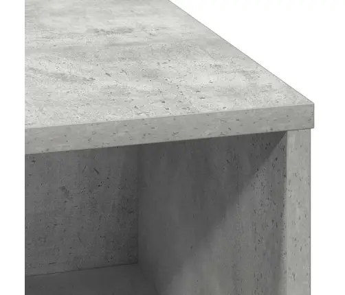 Led Kumode Betona Pelēka 71 X 34.5 X 75 Cm Inženierijas Koks Vidaxl