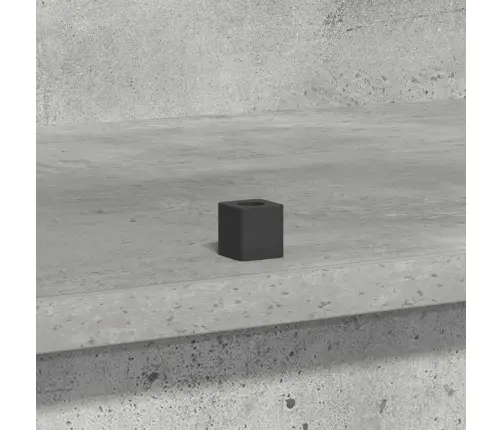 Led Kumode Betona Pelēka 71 X 34.5 X 75 Cm Inženierijas Koks Vidaxl