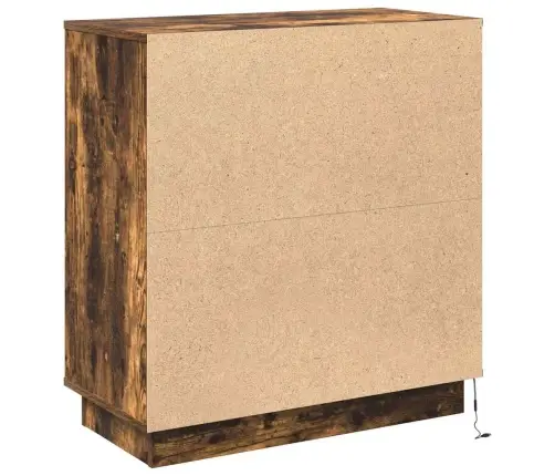 Led Kumode Dūmakaina Ozolkoka 71 X 34.5 X 75 Cm Vidaxl