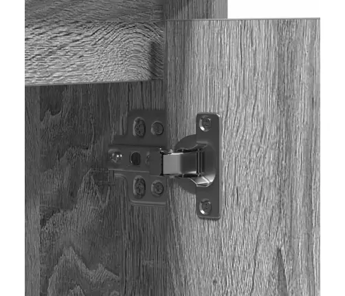 Led Kumode Pelēka Sonomas Ozola 71 X 34.5 X 75 Cm Vidaxl