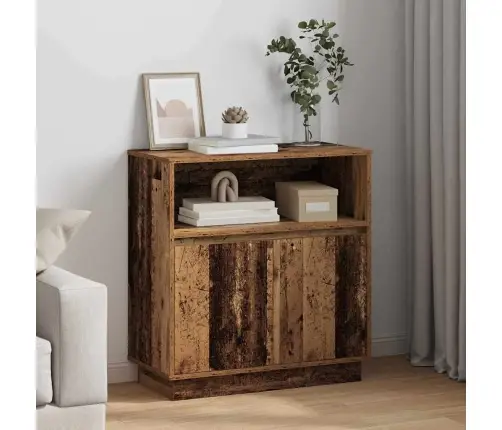 Led Kumode Vecs Koks 71 X 34.5 X 75 Cm Inženierijas Koks Vidaxl