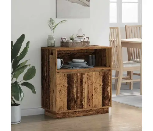 Led Kumode Vecs Koks 71 X 34.5 X 75 Cm Inženierijas Koks Vidaxl